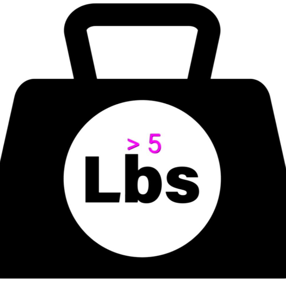 ● SHIPPING LABEL FOR 5 LBS + ORDERS ●